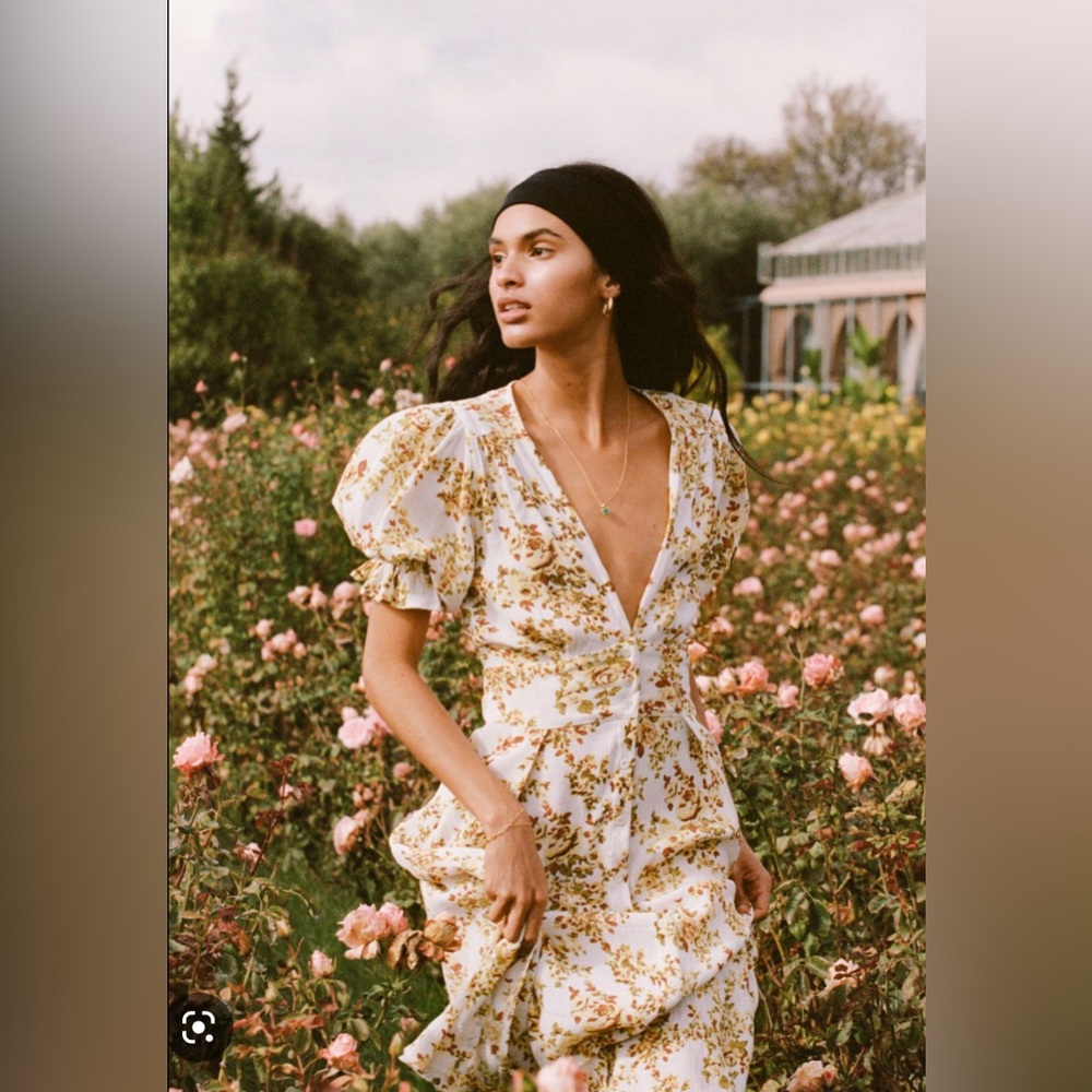 Faithfull The Brand Floral Rafa Midi Dress